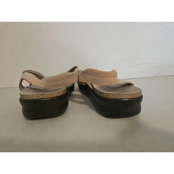 SAS Tripad Comfort Sorrento Linen Ivory Beige Leather Strappy Sandals Size 11 - Picture 4 of 8